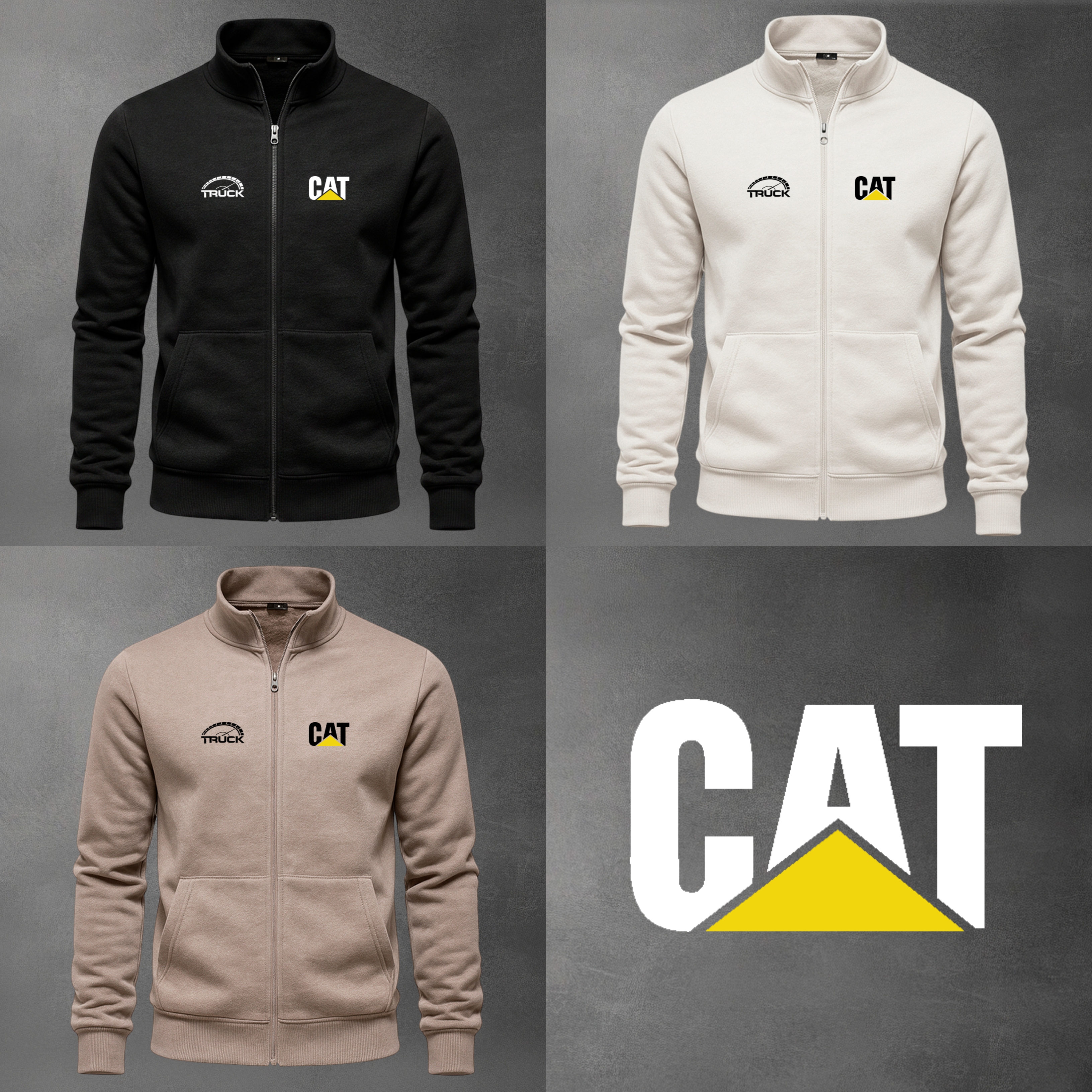 CAMION CATERPILLAR BORDADO CUELLO ALTO